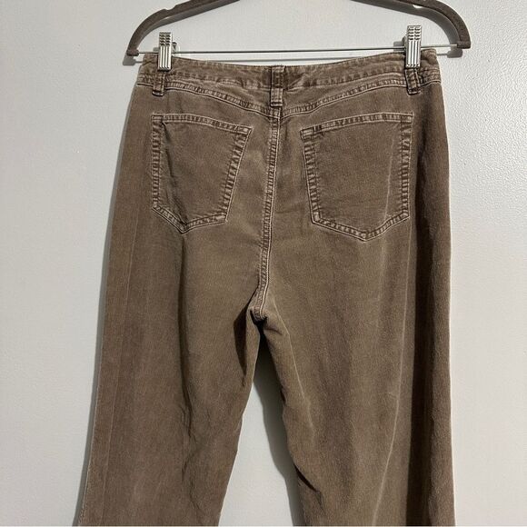 Talbots stretch mocha color corduroy pants size 8  - Picture 3 of 8
